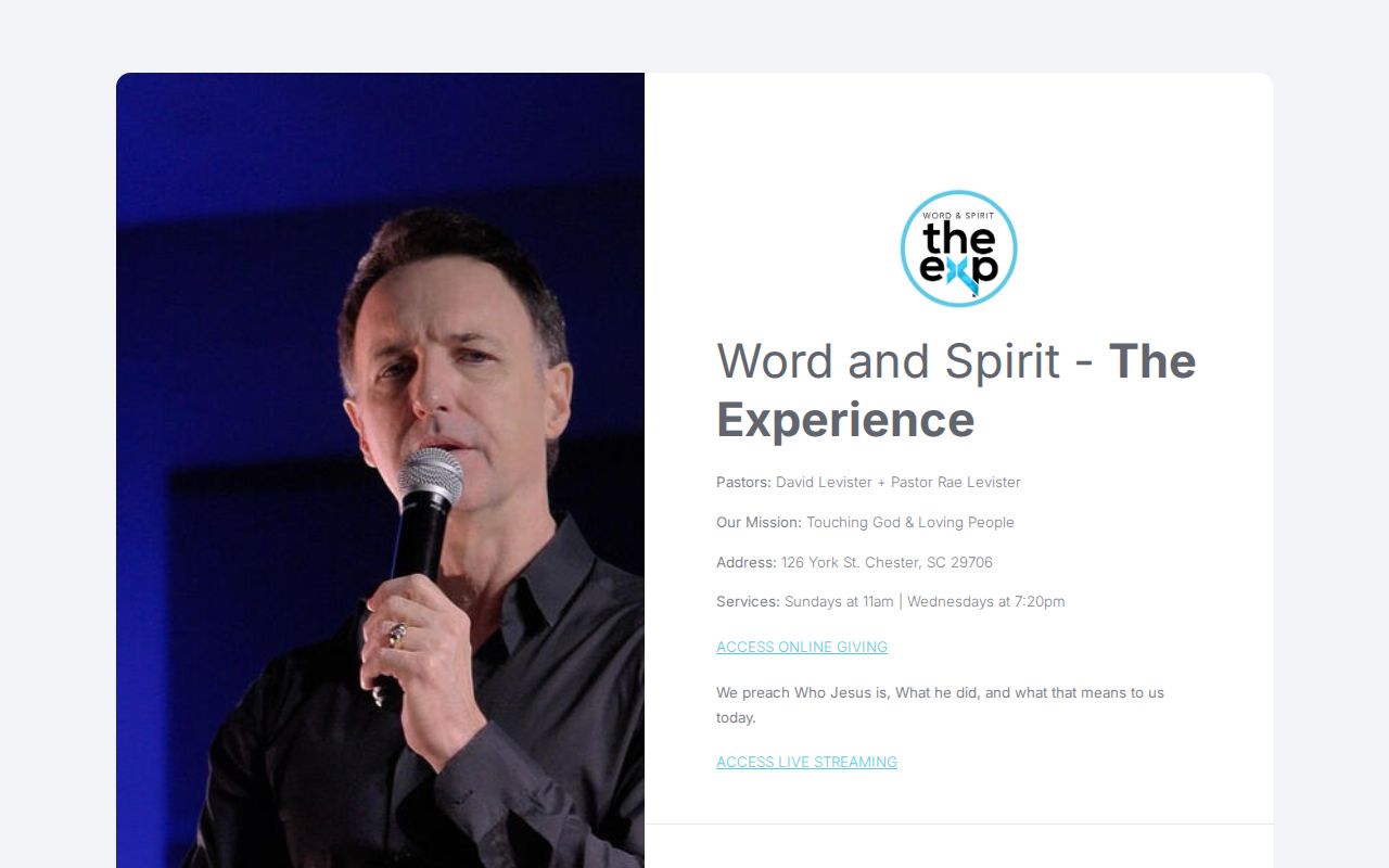 Word & Spirit Christian Fellowship 2